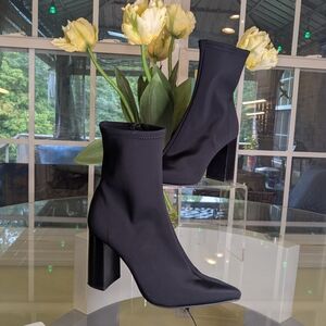 Jeffrey Campbell Black Heeled Boots